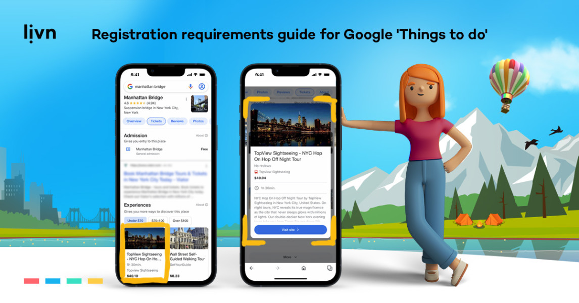 Registration requirements guide for Google 'Things to do'